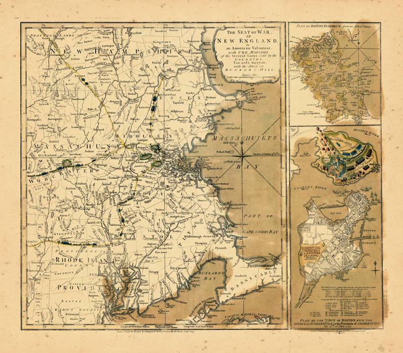 无人,横图,地图,美国,历史,古董,北美,北美洲,罗得岛,美洲,马萨诸塞,新罕布什尔州,北亚美利加洲,亚美利加洲,革命,新罕布什尔,新罕布夏州,花岗岩州,花冈岩之州,滑雪之州,新英格兰,纽英仑,彩图,美利坚合众国