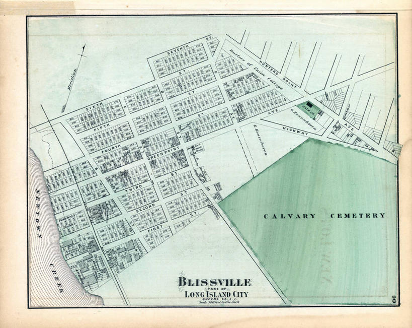 无人,横图,地图,城镇,历史,墓地,古董,纽约州,彩图,地图学