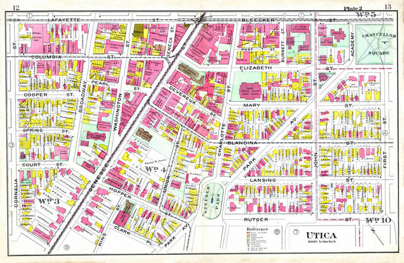 无人,横图,地图,城镇,法院,历史,古董,纽约州,彩图,地图学