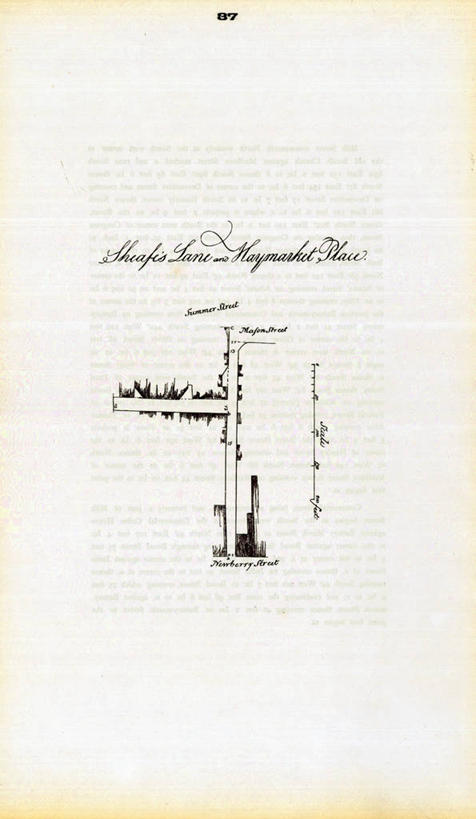 无人,竖图,地图,城镇,历史,古董,波士顿,马萨诸塞,彩图,地图学