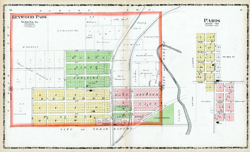 无人,横图,地图,巴黎,城镇,历史,古董,彩图,地图学,爱荷华