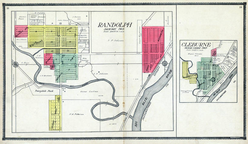 无人,横图,地图,城镇,历史,古董,堪萨斯,彩图,地图学,伦多夫