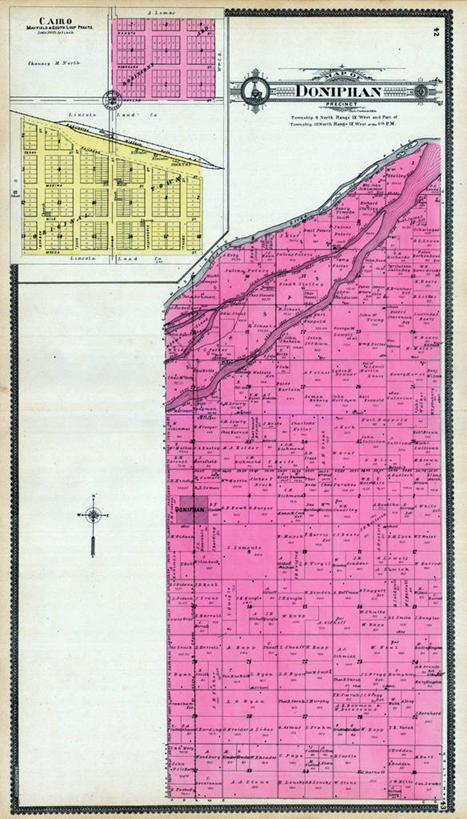 无人,竖图,地图,开罗,城镇,首都,历史,古董,中东,内布拉斯加,彩图,地图学