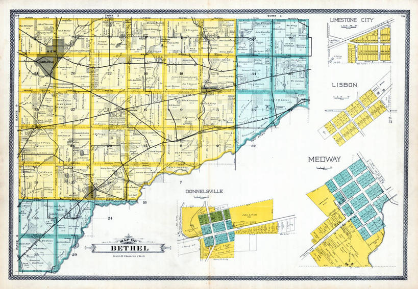无人,横图,地图,城镇,首都,历史,里斯本,古董,俄亥俄州,彩图,地图学