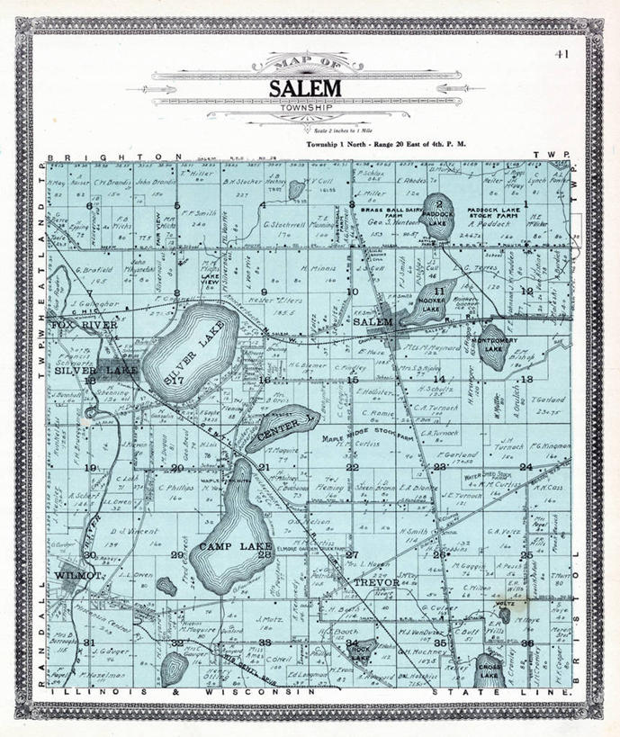 无人,竖图,地图,历史,古董,威斯康星,塞伦,彩图,地图学