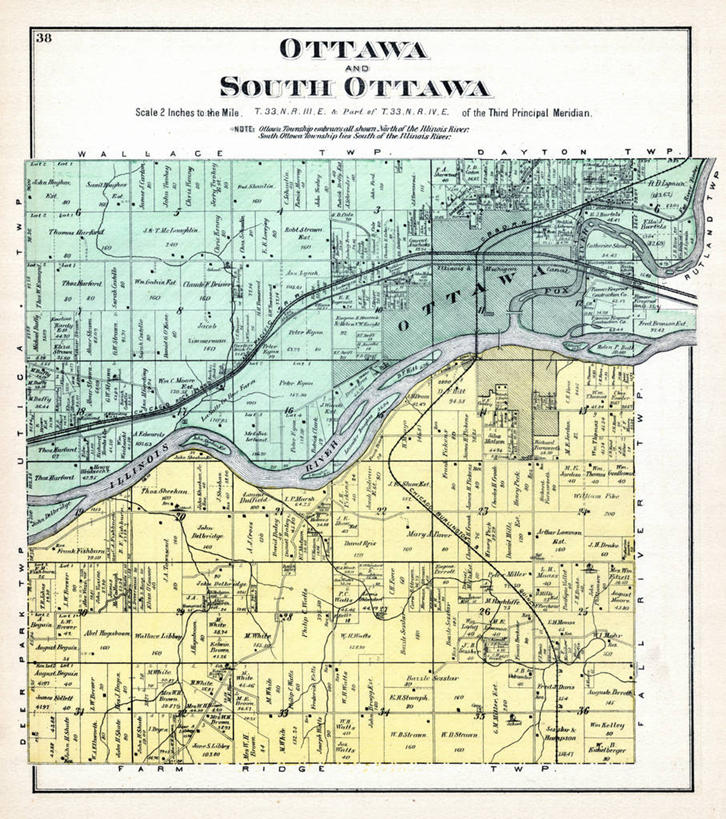 无人,竖图,地图,首都,历史,古董,伊利诺斯州,渥太华,彩图,地图学