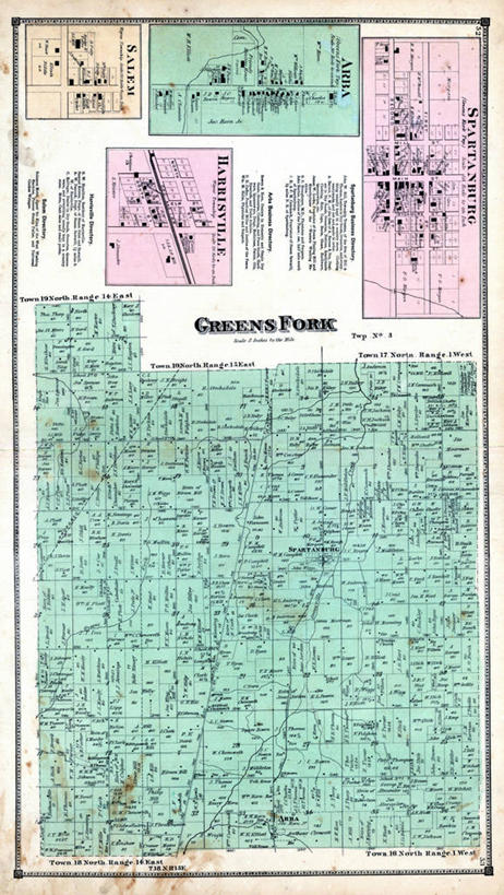 无人,竖图,地图,城镇,历史,古董,塞伦,彩图,地图学