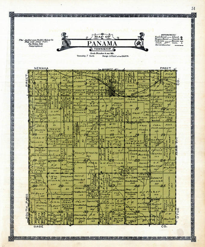 无人,竖图,地图,巴拿马,历史,古董,内布拉斯加,彩图,地图学