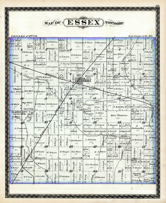 无人,竖图,地图,历史,古董,伊利诺斯州,艾塞克斯大学,彩图,地图学