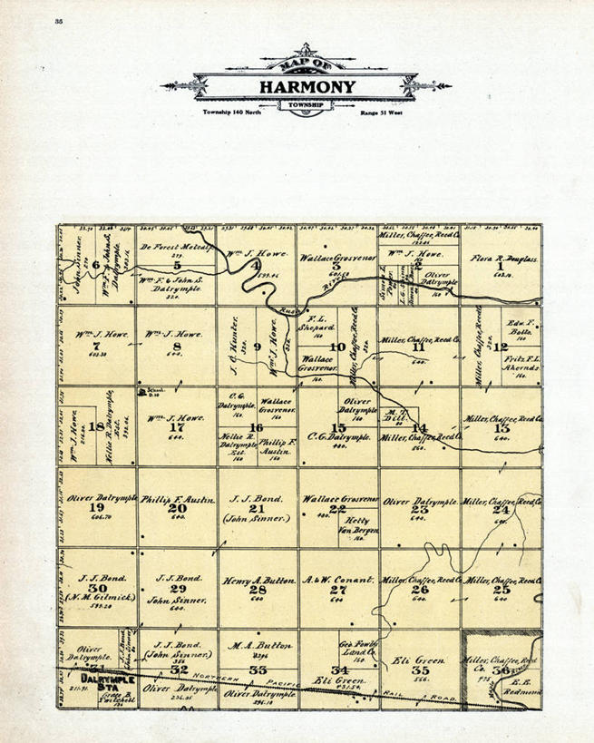 无人,竖图,地图,历史,古董,协调,北达科他州,彩图,地图学