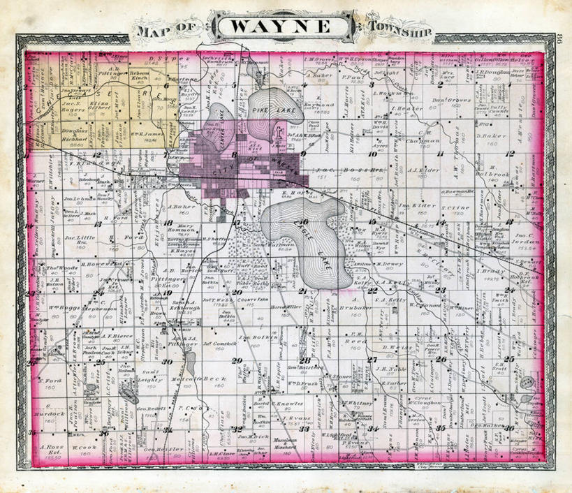 无人,横图,地图,首都,历史,古董,华沙,彩图,地图学