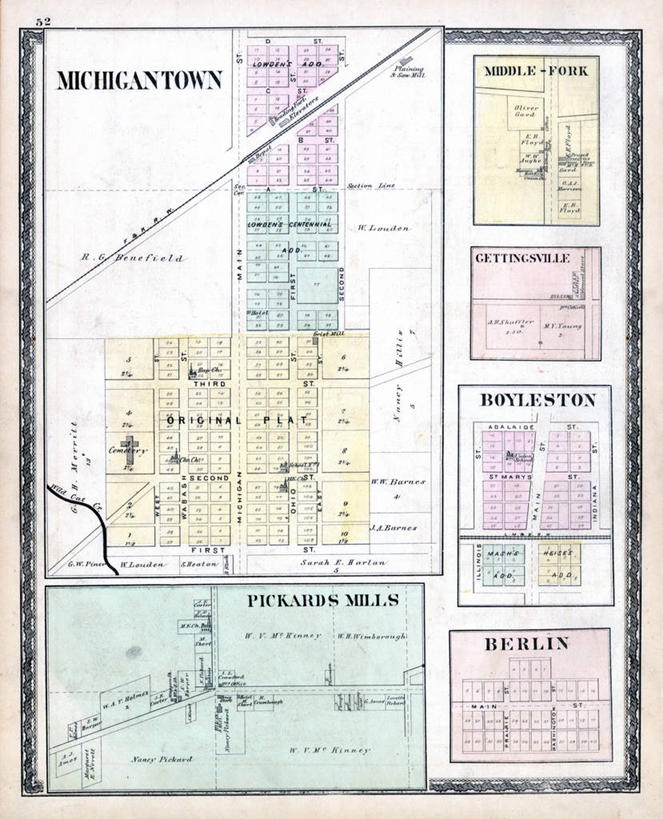 无人,竖图,地图,叉,城镇,历史,柏林,古董,彩图,地图学