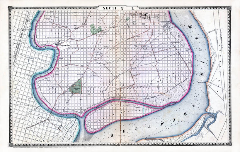无人,横图,地图,城镇,历史,墓地,古董,宾夕法尼亚,彩图,地图学