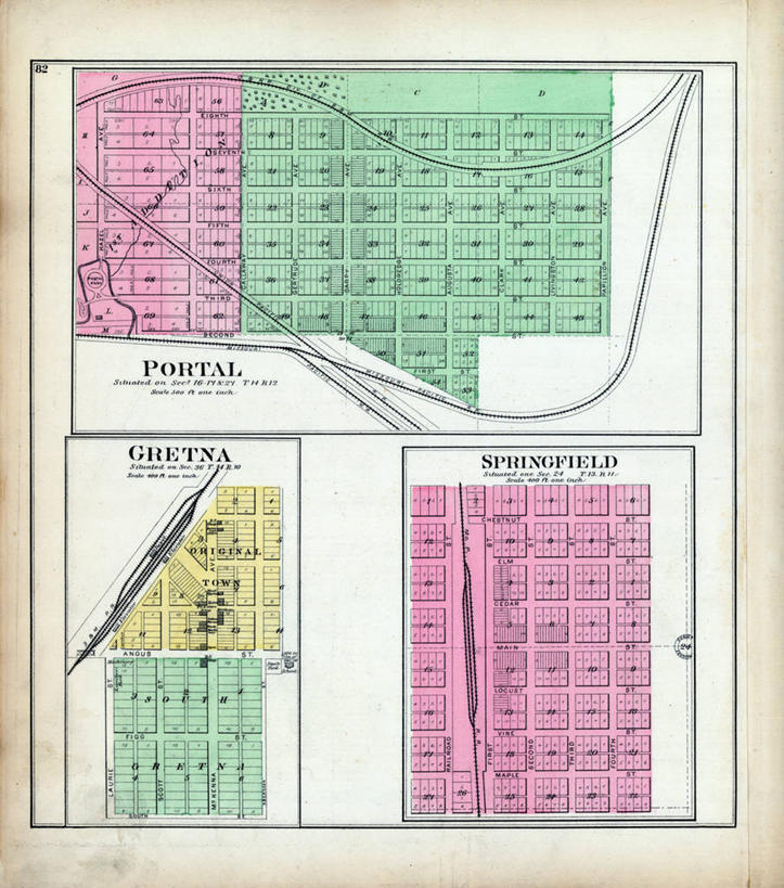 无人,竖图,门,地图,城镇,历史,古董,内布拉斯加,彩图,地图学