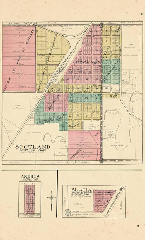 无人,竖图,地图,城镇,历史,苏格兰,古董,南达科他州,彩图,地图学