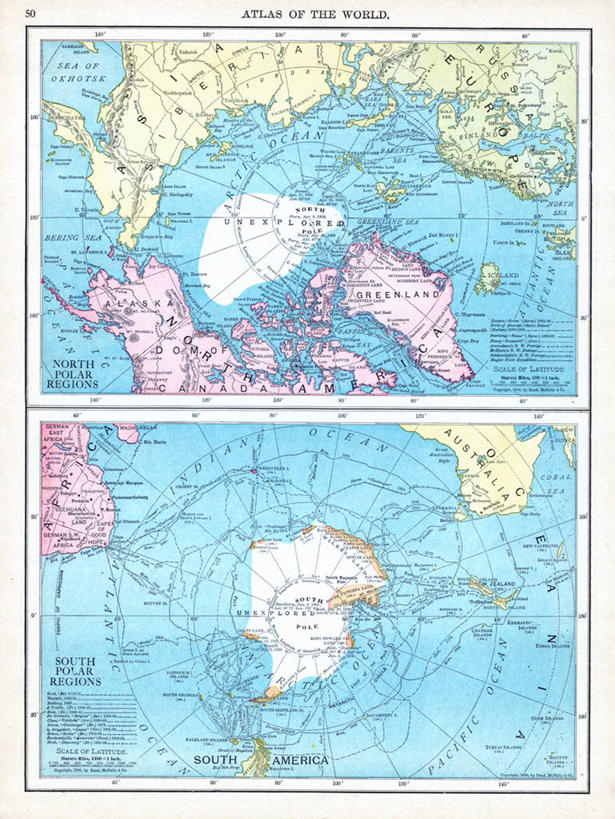 无人,竖图,地图,历史,古董,南极洲,彩图,地图学,北极点