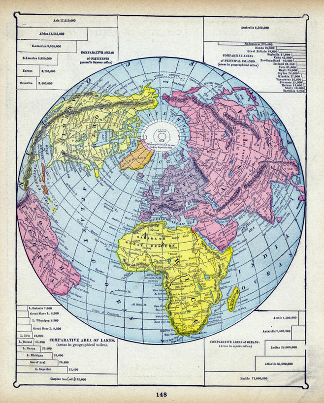 无人,竖图,地图,历史,古董,北半球,彩图,地图学