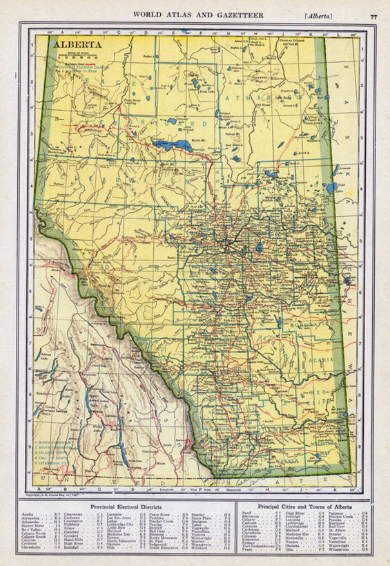 无人,竖图,地图,历史,古董,亚伯达,彩图,地图学