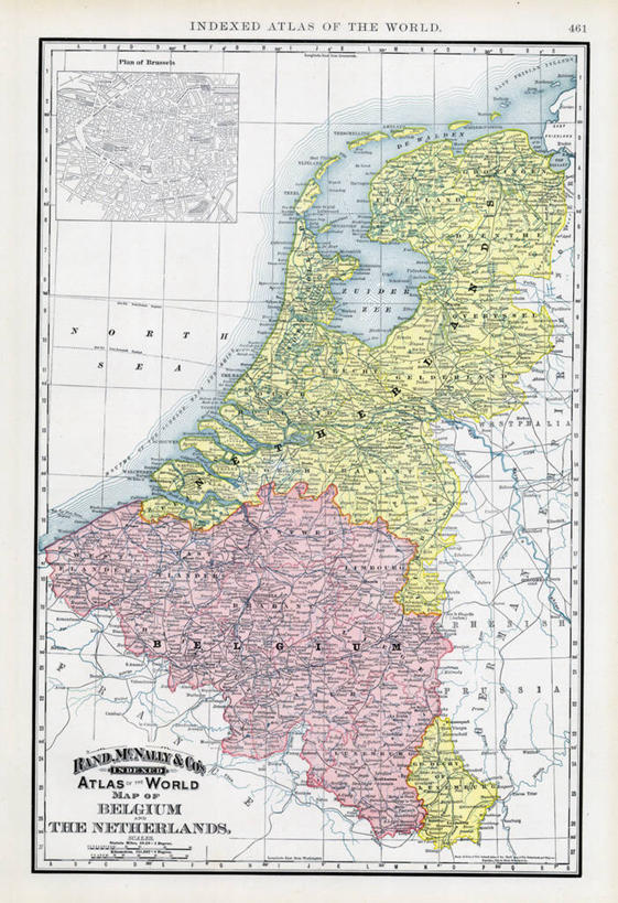 无人,竖图,地图,比利时,荷兰,历史,古董,彩图,地图学