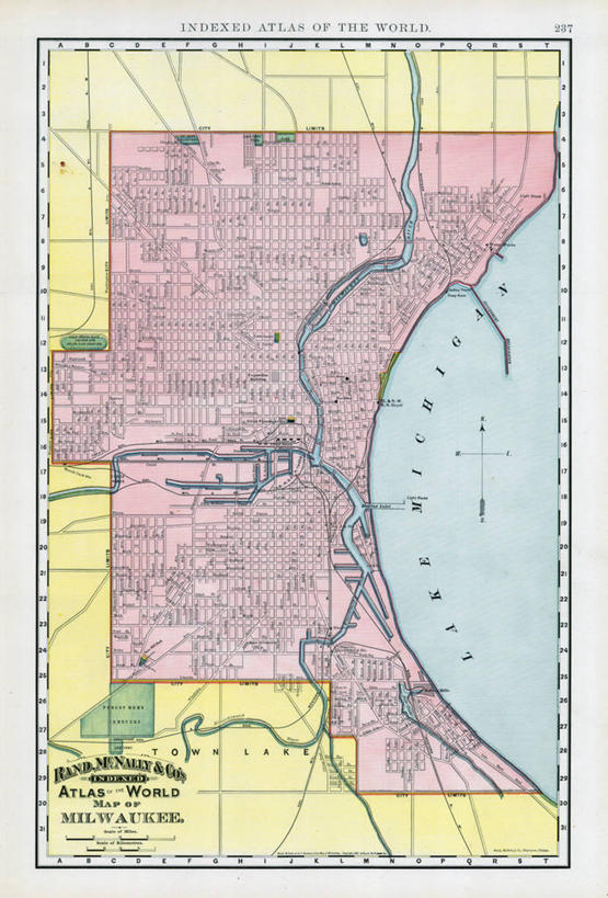 无人,竖图,地图,美国,城镇,历史,古董,北美,北美洲,美洲,威斯康辛州,北亚美利加洲,亚美利加洲,威斯康星,威斯康星州,威斯康辛,权皮之州,獾穴之州,美洲獾之州,獾州,奶制品之州,密尔沃基,彩图,美利坚合众国,地图学