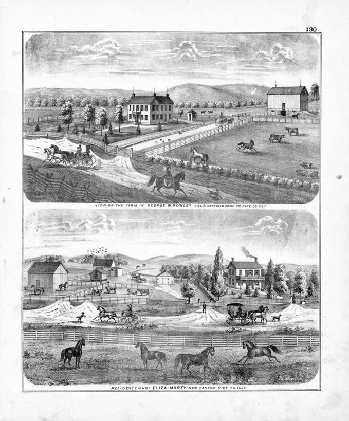 成年人,农场,站,坐,竖图,室外,美景,房屋,景观,田地,马车,历史,棚,自然,动物,景色,牲畜,古董,自然风光,伊利诺斯州,农舍,男人,女人,彩图