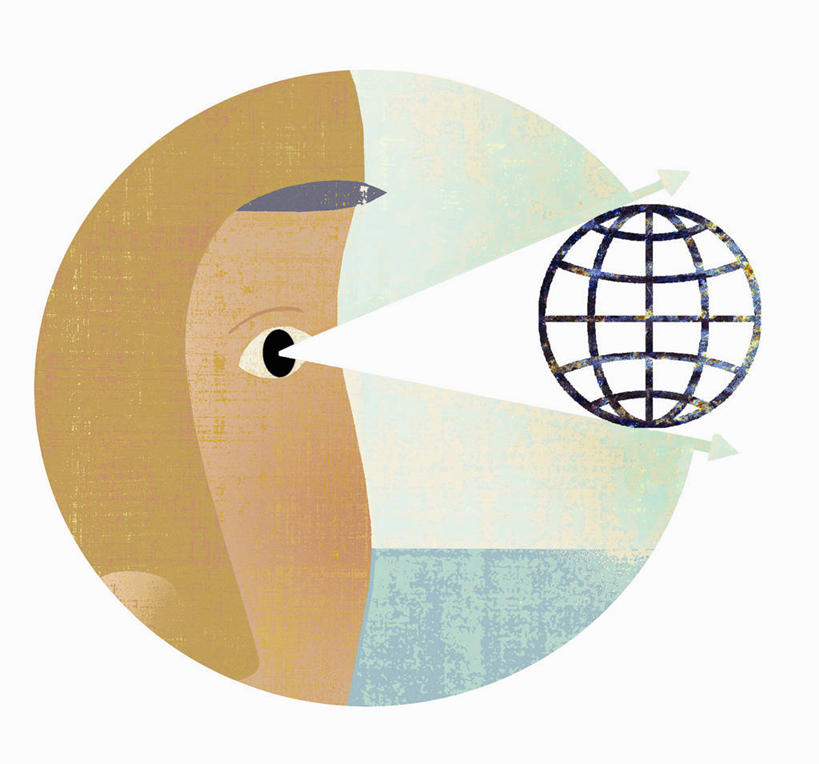 脸,头,脸颊,一个人,横图,插画,特写,留白,白色背景,数码,科技,阴影,检查,网络,地球仪,高光,几何,计算机图形,合成,图画,肩膀,画,箭,看,观看,灵感,电脑合成图,数码合成图,合成图,漫画,监视,写实,具体,具象,预测,头部,脸部,脸蛋,面部,彩图,机遇,动机