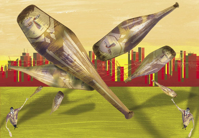 成年人,中年人,一个人,两个人,同事,商务人士,演员,商务男性,站,横图,俯视,插画,室外,白天,衬衫,度假,商务,成功,合作,团队,集体,信心,数码,科技,美景,天际线,城市风光,城市,摩天大楼,仅一个男性,仅一个人,仅一个中年男性,阴影,套装,网络,景观,半空,高光,几何,计算机图形,合成,图画,娱乐,队伍,画,杂技,职业,享受,休闲,景色,放松,电脑合成图,数码合成图,领导,企业,公司,合成图,成就,商务装,合伙,领袖,漫画,工薪阶层,写实,具体,具象,杂耍棒,技能,危险,男人,男性,中年男性,白领,上班族,抛,扔,彩图,高角度拍摄,衬衣,杂伎,混沌,拟人,人力资源