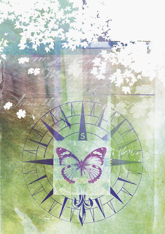 无人,竖图,插画,室外,白天,抽象,蒙太奇,数码,科技,日出,蝴蝶,阴影,网络,高光,几何,计算机图形,南,合成,图画,方向,数码合成,画,花,花朵,自然,动物,春天,夏天,保护,罗盘,环境,电脑合成图,数码合成图,脆弱,合成图,关爱,清新,剪影,漫画,环境保护,写实,具体,具象,彩图