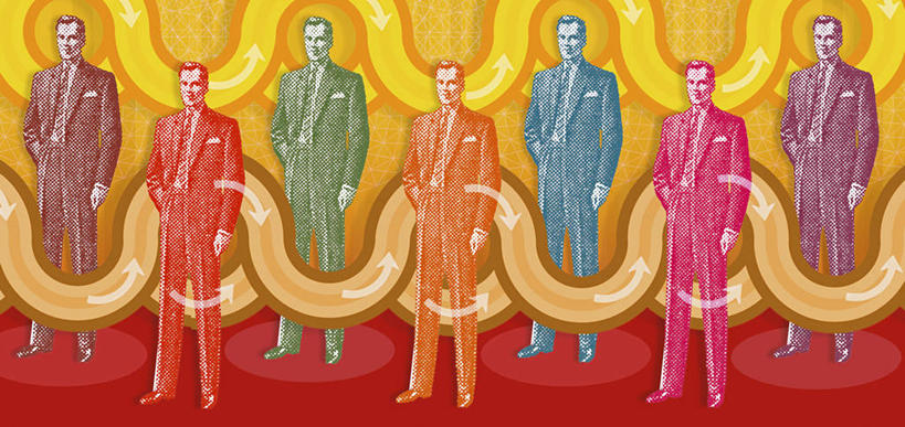 西方人,成年人,中年人,一个人,商务人士,商务男性,站,横图,全景,插画,正面,衬衫,商务,数码,科技,指示牌,欧洲,欧洲人,仅一个男性,仅一个人,仅一个中年男性,一排,阴影,套装,整齐,工作,网络,标志,文字,高光,几何,计算机图形,合成,图画,方向,标识,箭头,画,排列,职业,个性,决定,电脑合成图,数码合成图,放置,指向,企业,公司,合成图,队列,商务装,改变,身份,手插袋,漫画,工薪阶层,写实,具体,具象,簇,一致,招聘,男人,男性,中年男性,白种人,白领,上班族,插兜,手插兜,彩图,衬衣,手抄兜,人力资源