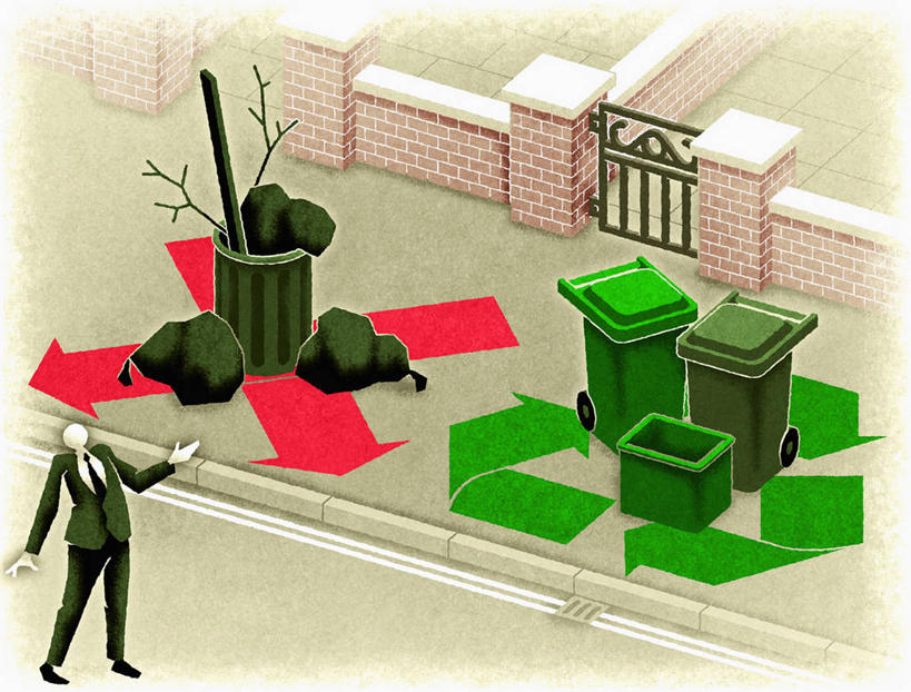 西方人,成年人,中年人,一个人,商务人士,商务男性,横图,俯视,插画,室外,衬衫,商务,数码,科技,街道,路,欧洲,欧洲人,仅一个男性,仅一个人,仅一个中年男性,阴影,套装,环保,网络,路边,垃圾,垃圾桶,高光,几何,计算机图形,合成,图画,画,容器,能源,储藏,垃圾箱,环境,回收,电脑合成图,数码合成图,资源,卫生,效率,合成图,储存,商务装,改变,问题,反差,漫画,利用,工薪阶层,低碳,循环,循环利用,环境保护,写实,具体,具象,持续,责任,男人,男性,中年男性,白种人,白领,上班族,彩图,高角度拍摄,衬衣,贮存,垃圾填埋场,回收桶