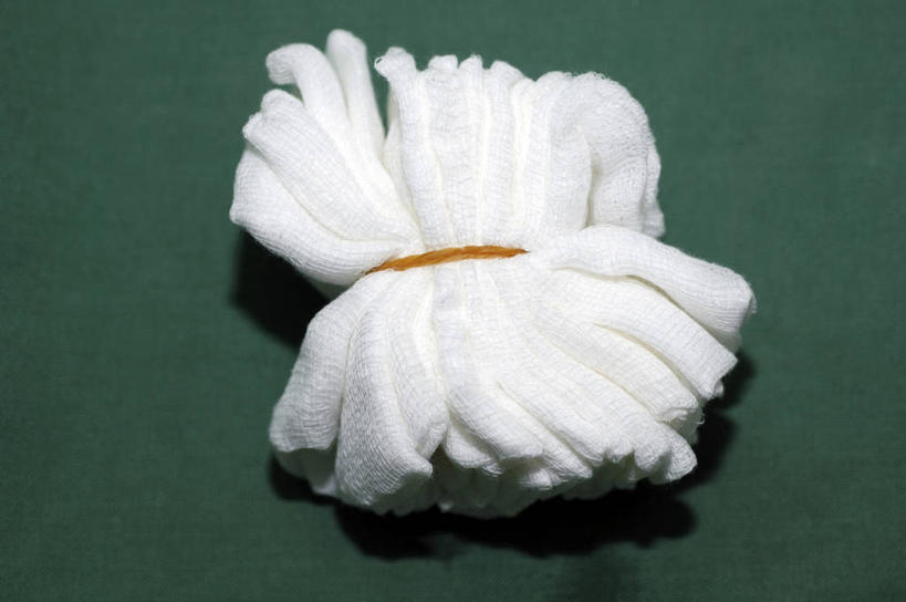 无人,横图,俯视,苏丹,许多,绿色背景,纱布,很多,捆,摄影,手术,手术器械,彩图,高角度拍摄,影棚拍摄