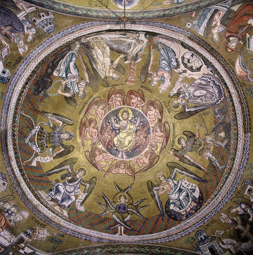 无人,教堂,竖图,方图,插画,室内,白天,绘画,数码,科技,天花板,建筑,意大利,威尼斯,天使,阴影,花纹,艺术,网络,圆形,图案,拱门,高光,几何,计算机图形,古典,合成,图画,注视,文化,黄金,画,工艺品,观察,看,品味,宗教,观看,美术,电脑合成图,数码合成图,察看,高雅,合成图,圆顶建筑,关注,漫画,圣马可大教堂,写实,具体,具象,美学,美术工艺,彩图