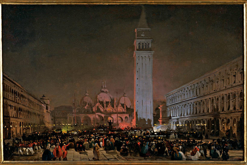 广场,横图,插画,室外,夜晚,数码,科技,建筑,油画,威尼斯,阴影,庆祝,艺术,网络,古城,钟楼,高光,几何,计算机图形,合成,图画,历史,画,照亮,电脑合成图,数码合成图,合成图,群众,漫画,意大利文化,威尼斯狂欢节,写实,具体,具象,美术工艺,彩图,传统文化