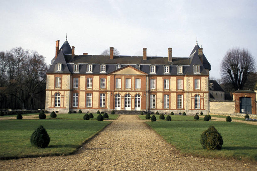 无人,横图,室外,白天,草坪,建筑,法国,城堡,车道,地标建筑,摄影,法国文化,彩图