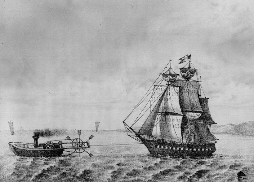 无人,拉,横图,黑白,室外,白天,海洋,轮船,船,客轮,历史,绳子,交通工具,运输,航海,协助,工程,载具,设计,蒸汽轮船,拖轮