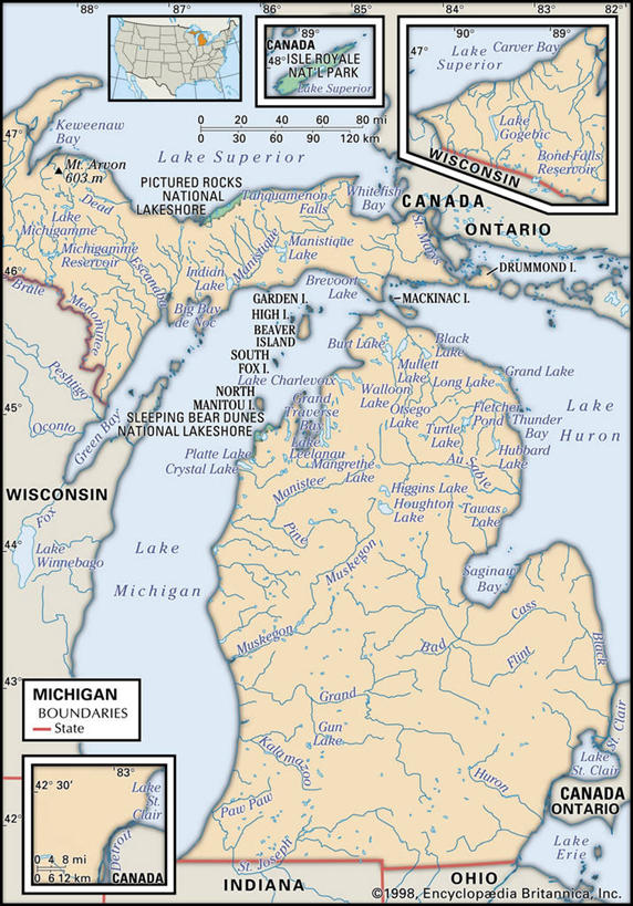 无人,竖图,湖,河流,地图,美国,方向,指导,英文字母,北美,北美洲,简单,美洲,比例,密歇根湖,北亚美利加洲,亚美利加洲,密歇根,密歇根州,貂熊州,狼獾之州,狼獾州,自然地理,彩图,美利坚合众国
