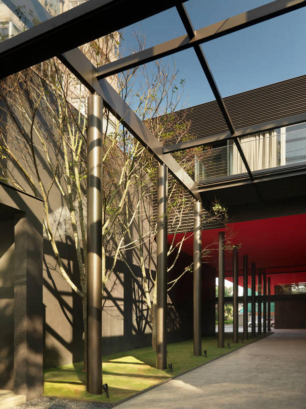 无人,竖图,室外,白天,建筑,台湾,日光,亚洲,人行道,现代,建造,台北