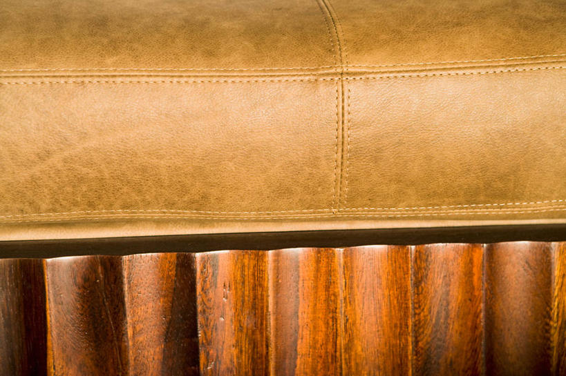 无人,横图,室内,特写,美国,木制,长椅,皮革,现代,北美,加利福尼亚,当代