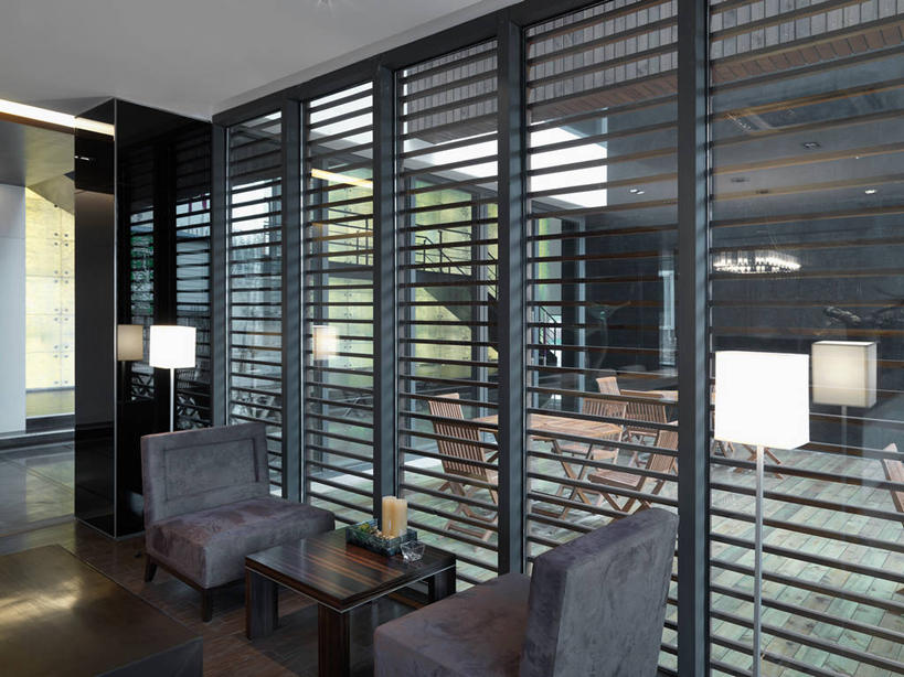 无人,横图,室内,家具,桌子,椅子,北京,亚洲,光,院子,现代,座位,灯,羊皮