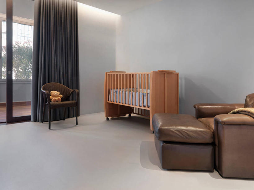 婴儿,无人,横图,室内,白天,家具,卧室,椅子,台湾,日光,亚洲,现代,座位,灰色,婴儿床,扶手椅,台北,当代