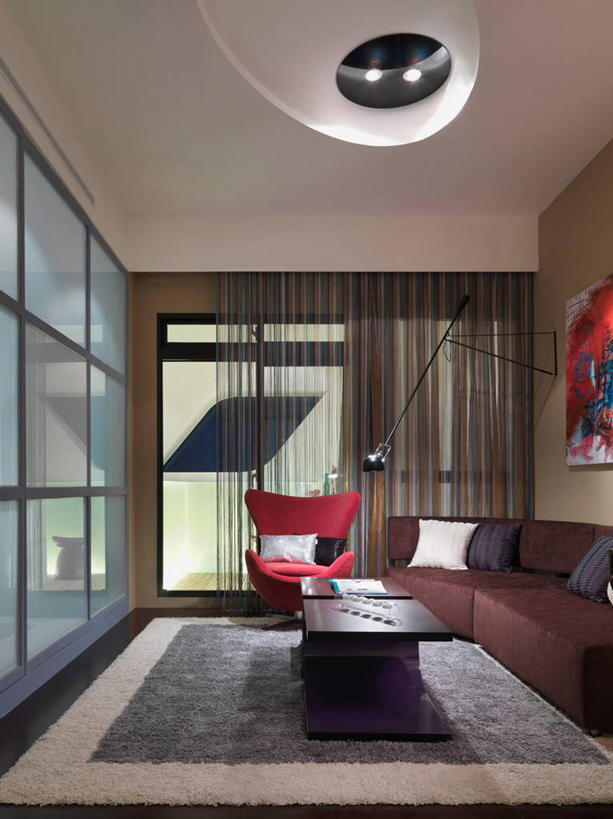 无人,家,竖图,室内,家具,沙发,建筑,椅子,台湾,亚洲,茶几,座位,红色,概念,建造,起居室,舒适,台北,当代