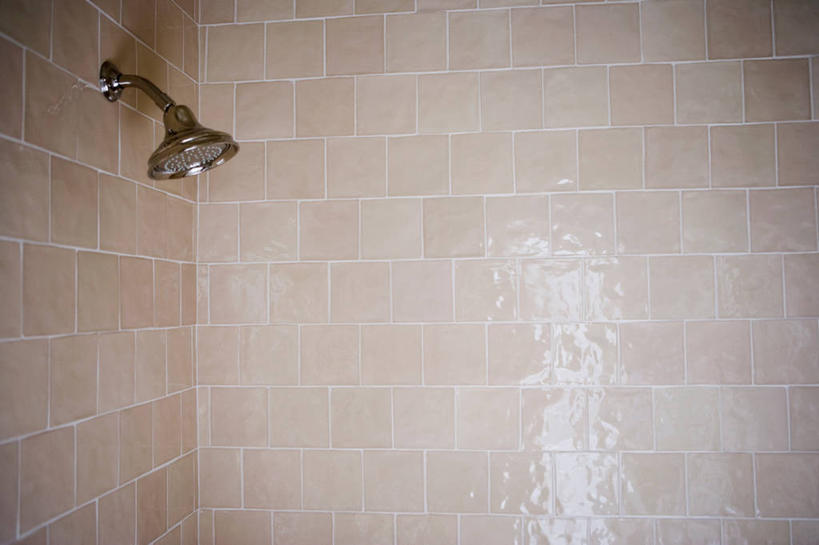 无人,家,横图,室内,浴室,建筑,美国,淋浴,瓷砖,角落,干净,建造,北美,加利福尼亚,淋浴头,化妆室,铬合金,厕所