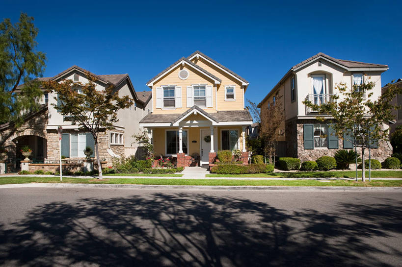 无人,家,横图,室外,白天,建筑,日光,美国,房屋,陆地,绿色,自然,社区,夏天,建造,环境,北美