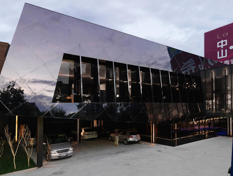 无人,停车场,横图,室外,建筑,台湾,亚洲,干净,现代,黄昏,建造,台北,泊车场,当代