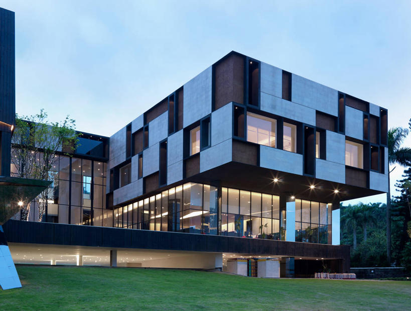 无人,横图,室外,留白,建筑,台湾,亚洲,现代,黄昏,建造,照亮,酷,台北,式样,设计