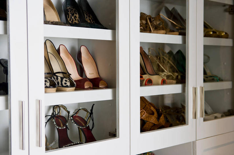 无人,横图,室内,时尚,柜子,鞋子,美国,衣服,北美,加利福尼亚,好莱坞