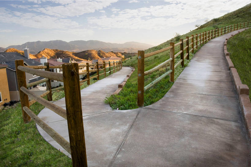 无人,家庭,横图,室外,白天,草坪,建筑,日光,美国,地形,人行道,瓦,水泥,社区,夏天,建造,北美,建筑材料,广角