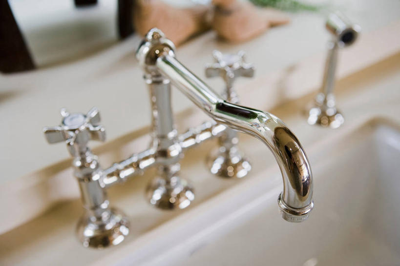 无人,家,横图,室内,特写,水,厨房,建筑,美国,建造,控制,北美,加利福尼亚,铬合金,当代