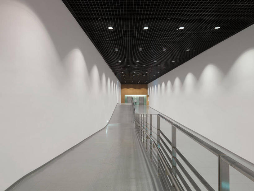 无人,栏杆,横图,室内,留白,建筑,台湾,亚洲,光,现代,白色,建造,桃园县,当代