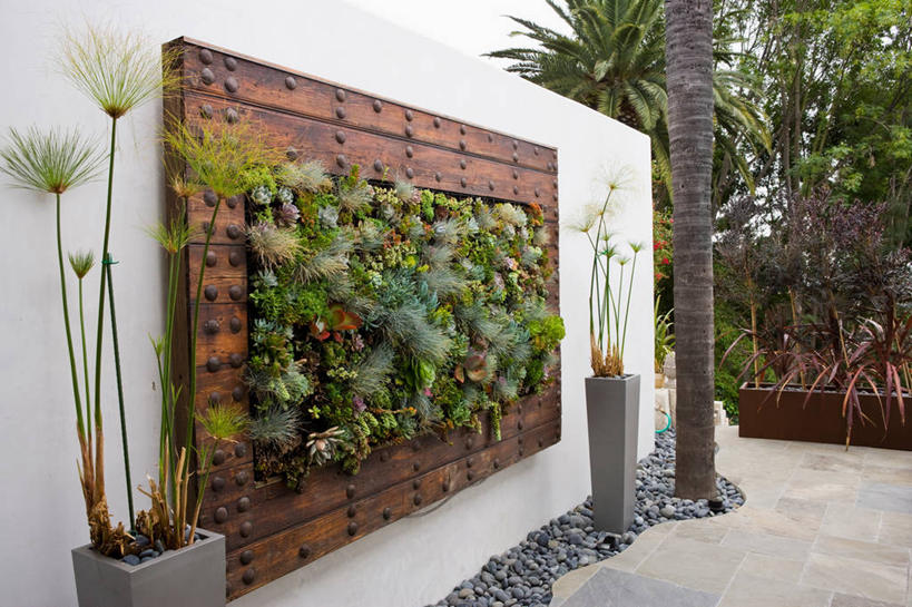 无人,横图,室外,白天,日光,美国,装饰,木制,墙,装饰物,生长,北美,加利福尼亚,好莱坞,装裱